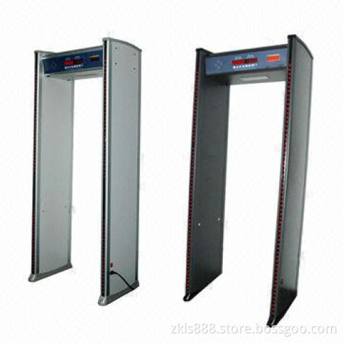 Walk-through Metal Detector, Security Door with Alarm, LED Light, 6 Detection Zones and OEM Mark